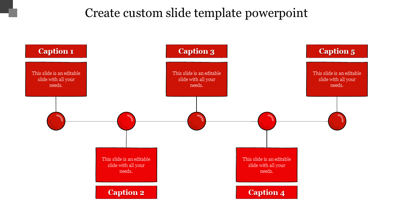 Free - Create Custom Slide Template PowerPoint Slide
